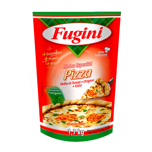 Molho de Tomate Pizza Fugini Sachê 1,7kg