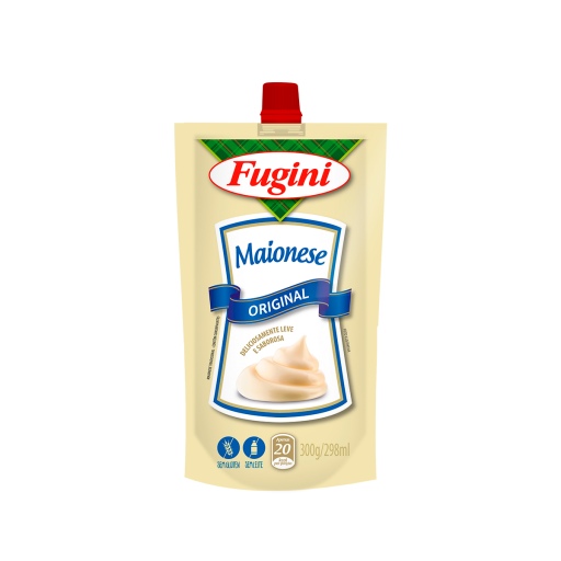 Traditional mayonnaise FUGINI stand up pouch with cap 300g